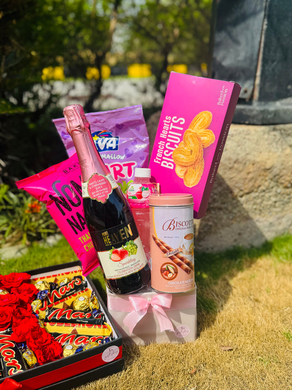 Imported Snack Box – Heaven Party Drink, Biscuits, Nachos & More