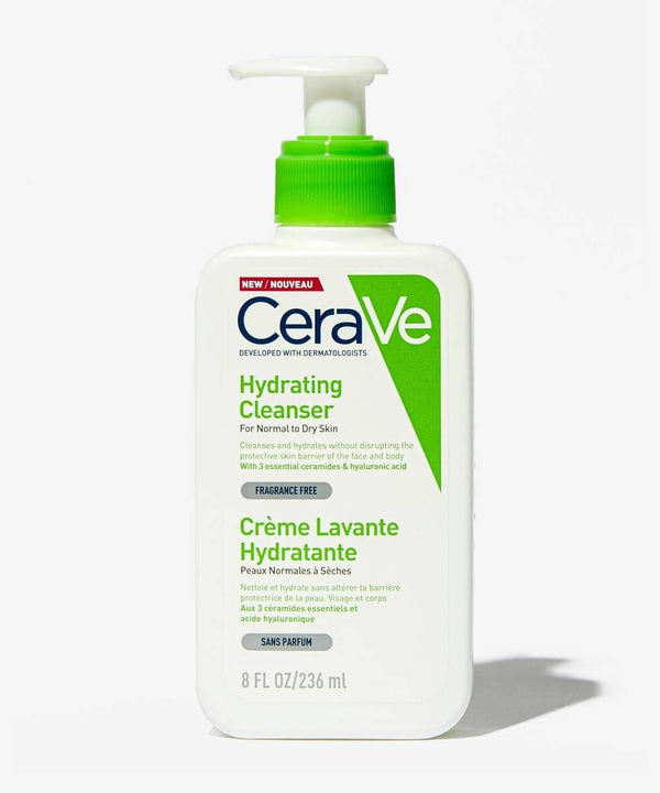 Cera ve hydrating facial cleanser and moisturizing lotion both for