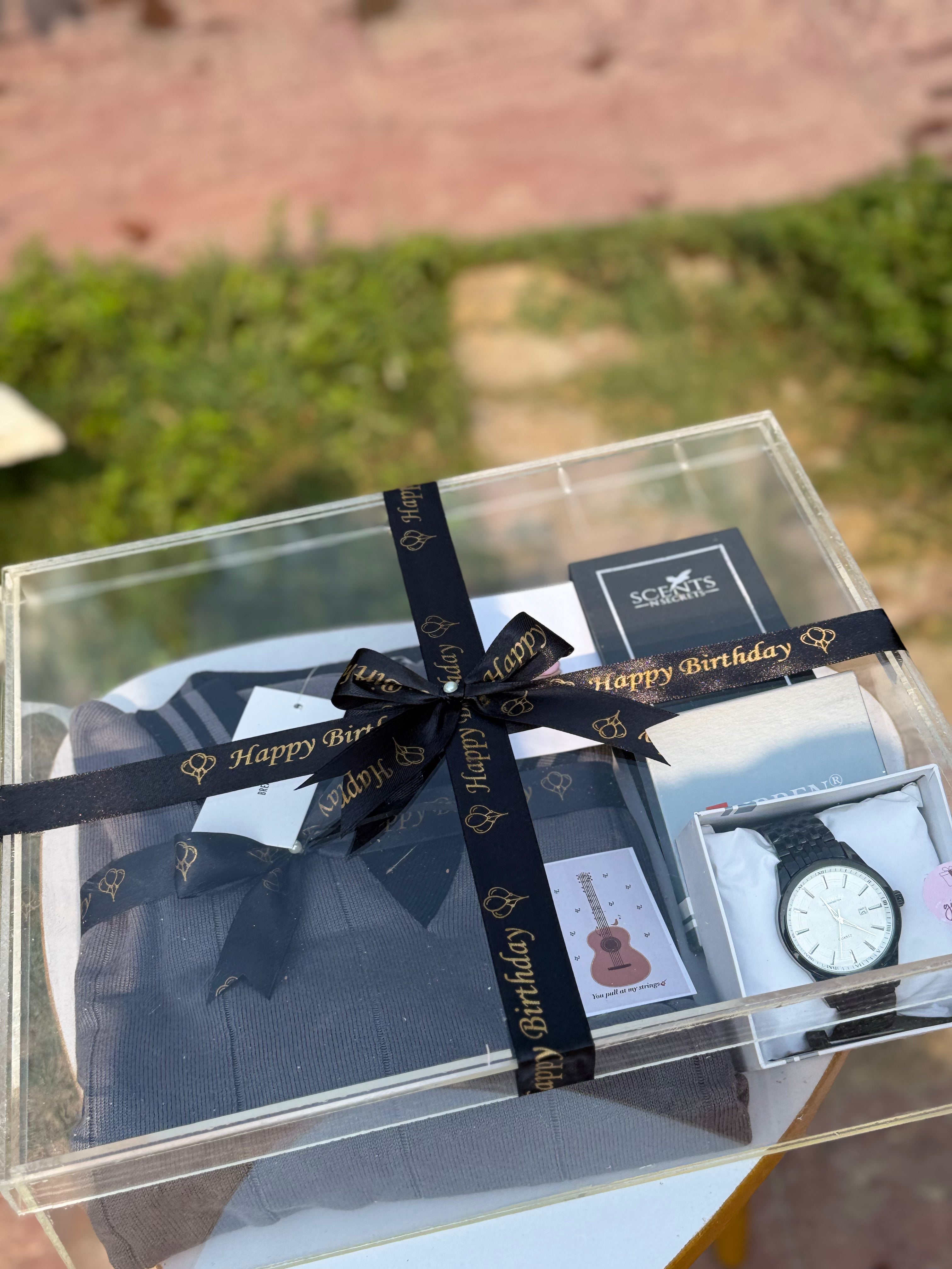 Black Theme Box for Him