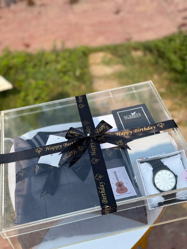 Black Theme Box for Him