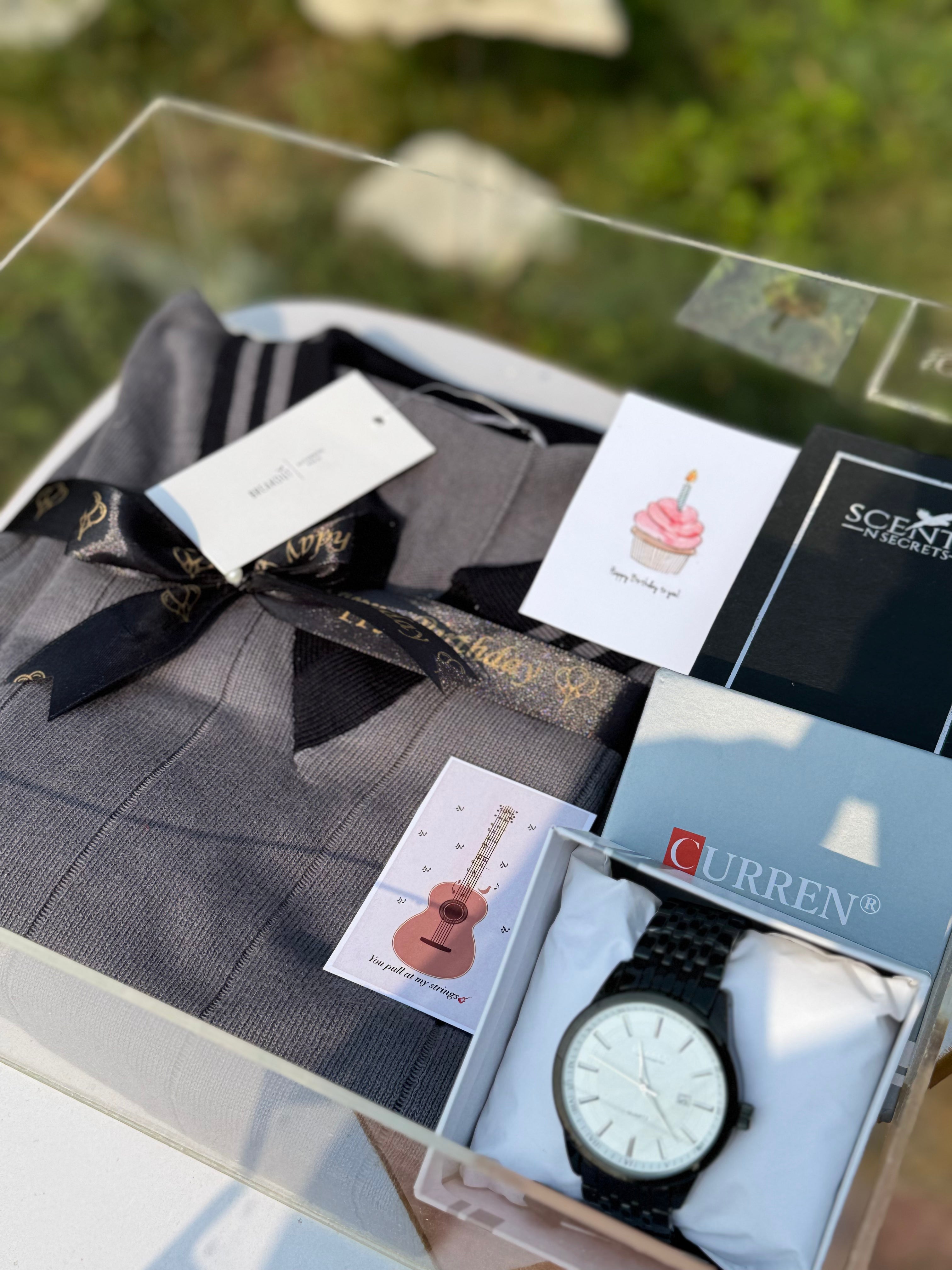 Black Theme Box for Him