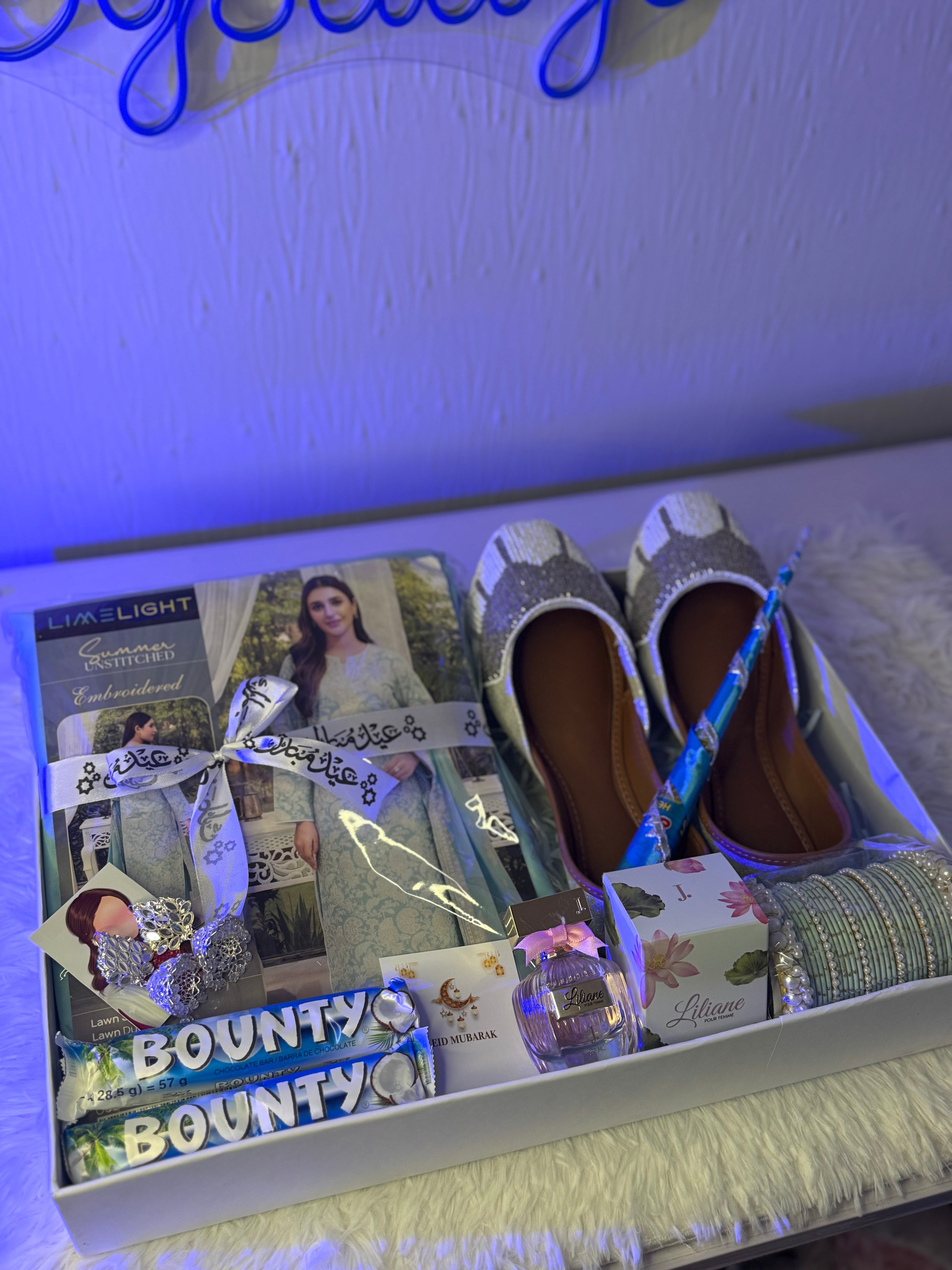 Ice Blue Premium Acrylic Box for Her