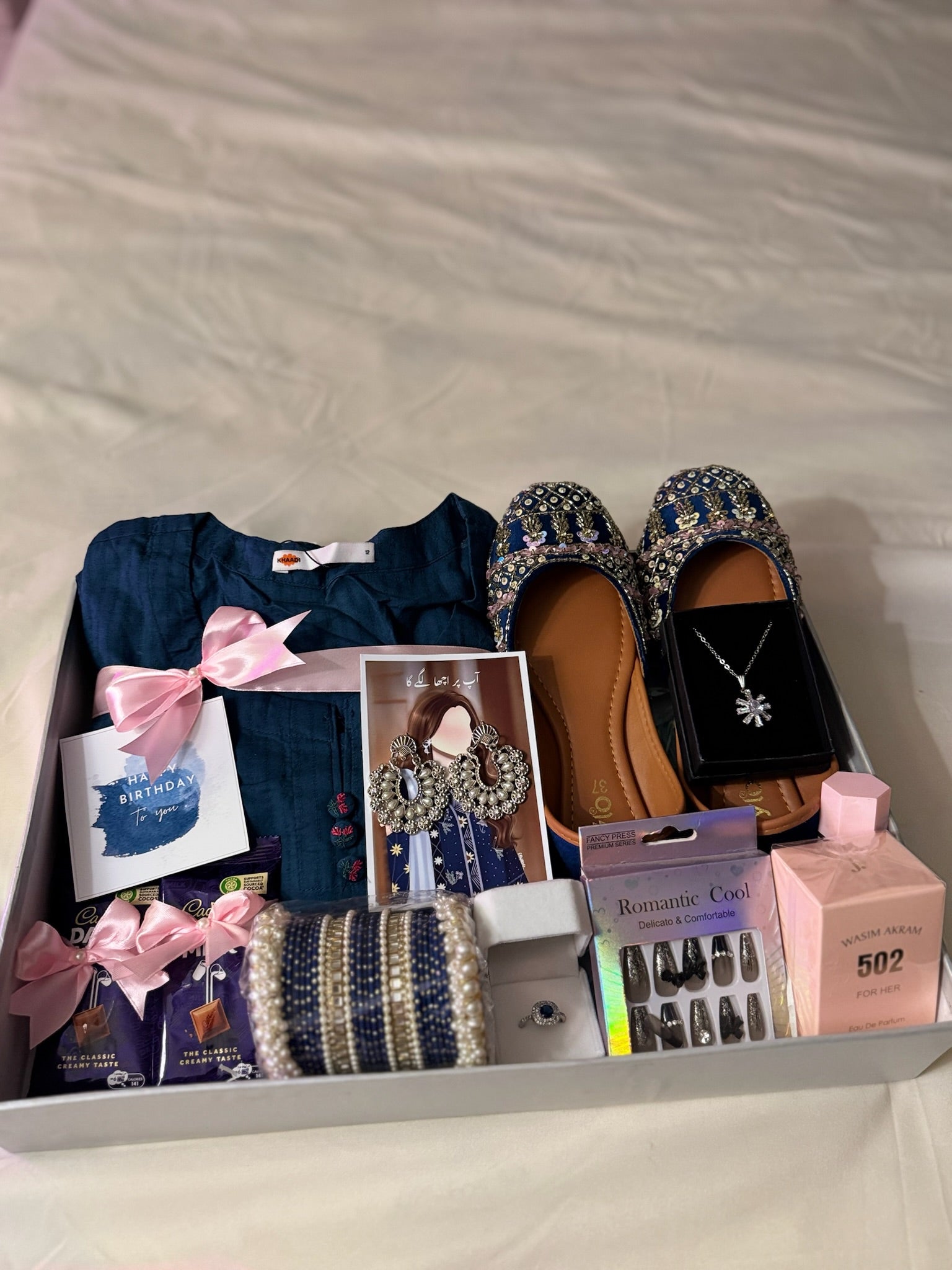 Premium Black Acrylic Box for Her