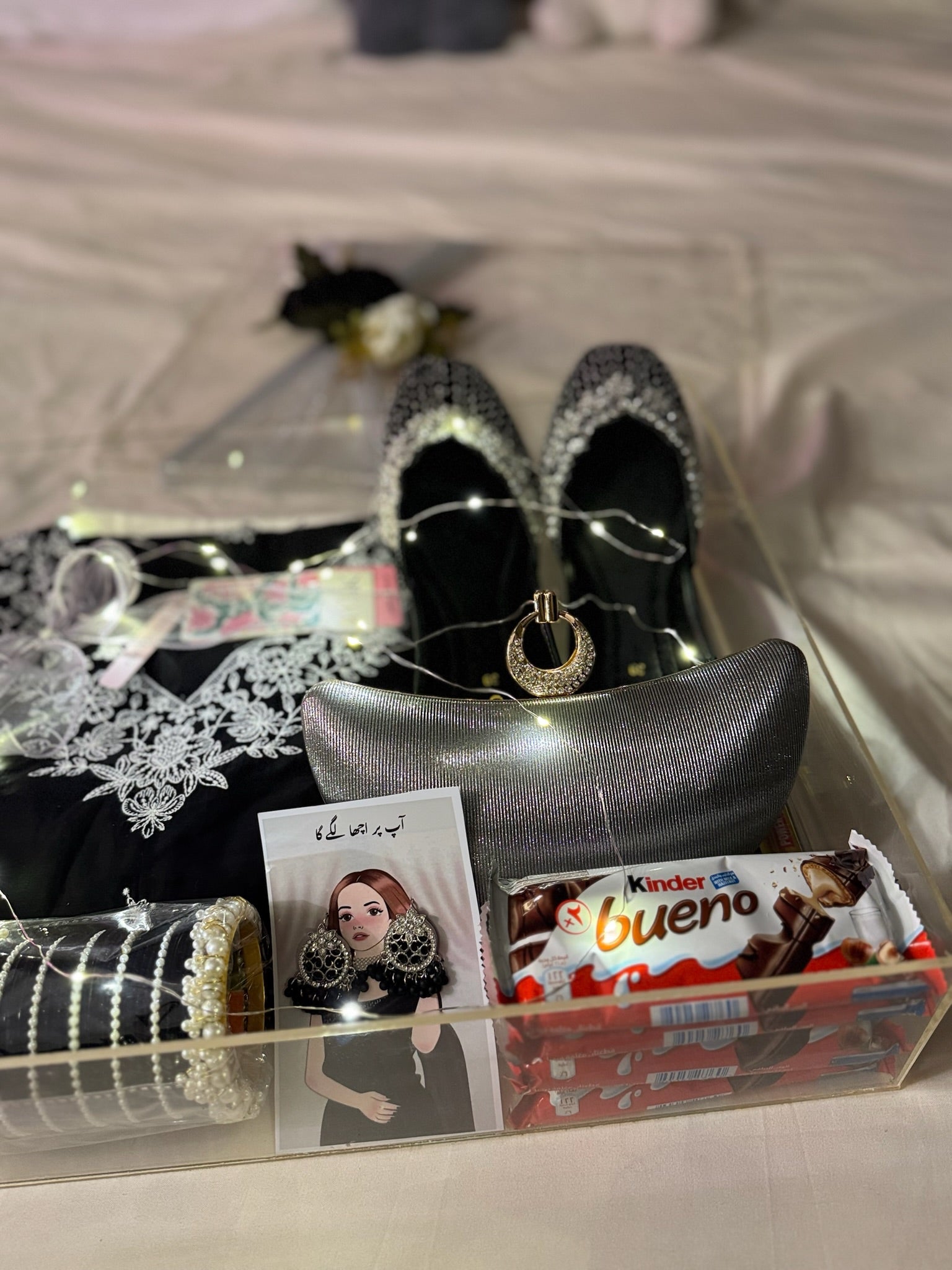 Premium Black Acrylic Box for Her