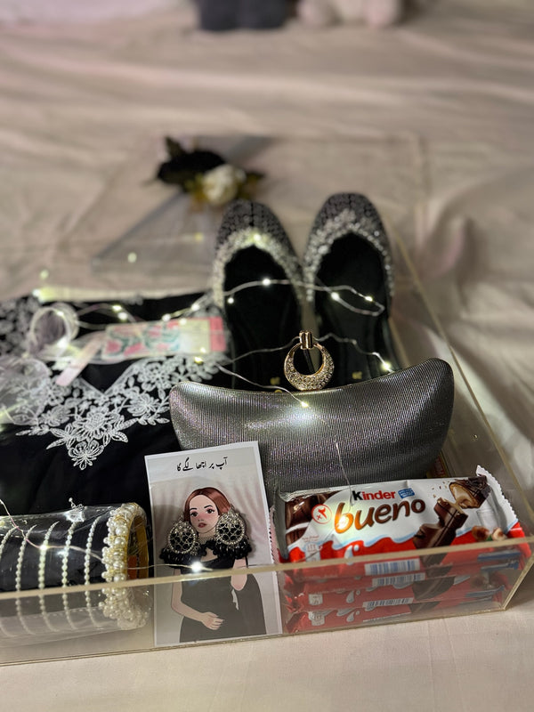 Premium Black Acrylic Box for Her