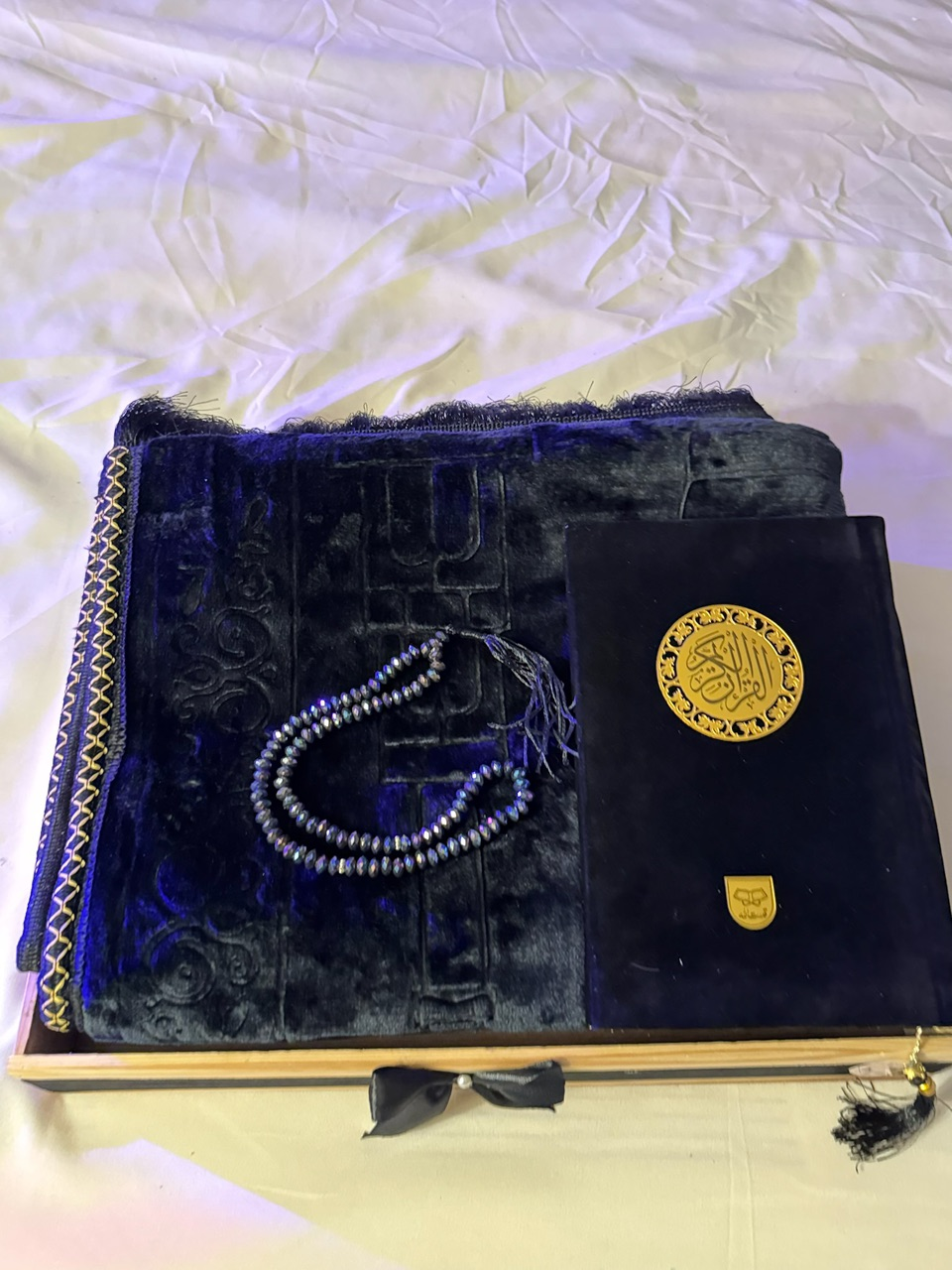 Black Themed Islamic Tray